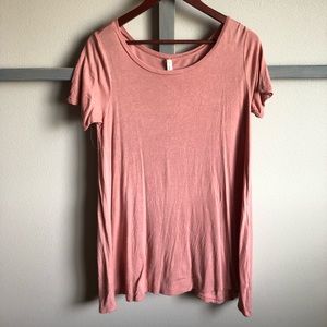 Pinkish salmon tunic